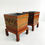 Thumbnail: #3349 Pair of Ming Wooden Planters with Brass Hardware