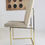 Thumbnail: #1305 Set of 4 Brass Milo Baughman Dining Chairs