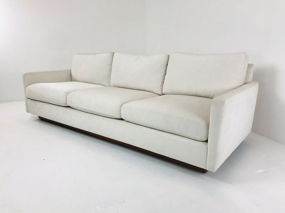 Thumbnail: #5605 Milo Baughman Tuxedo Sofa