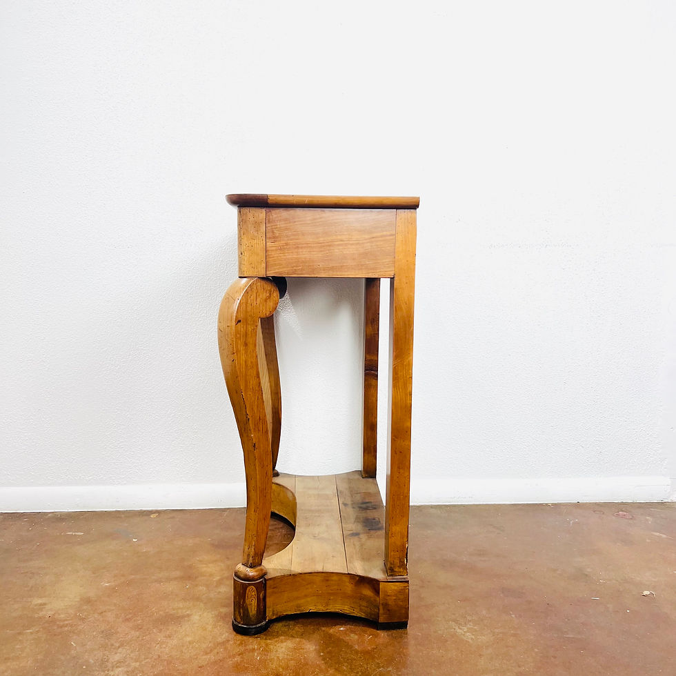 Thumbnail: #1072 Antique Wood Entry Table