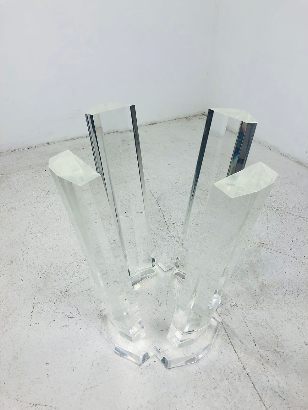 Thumbnail: #1017 Lucite Dining Table