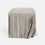 Thumbnail: #1752 Pair of Fringed Suede Stools / Ottomans