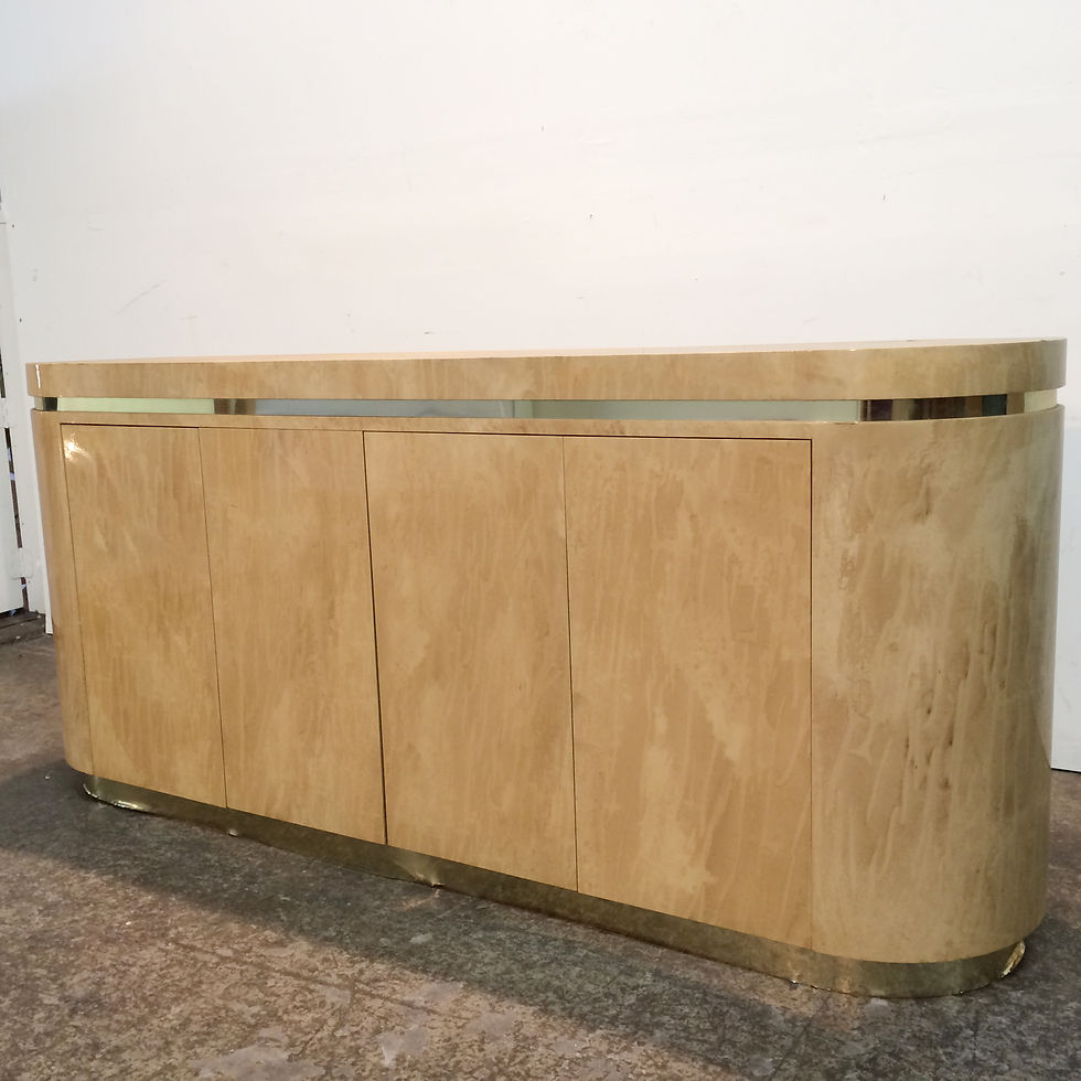 Thumbnail: #6372 Oval Goat Skin Credenza