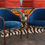Thumbnail: #2828 Pair Blue Sapphire Velvet Wood Wrapped Armchairs by Ward Bennett
