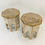 Thumbnail: #4602 Pair Moroccan Side Tables