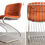Thumbnail: #993 Set of  Chrome Cantilever Dining Chairs