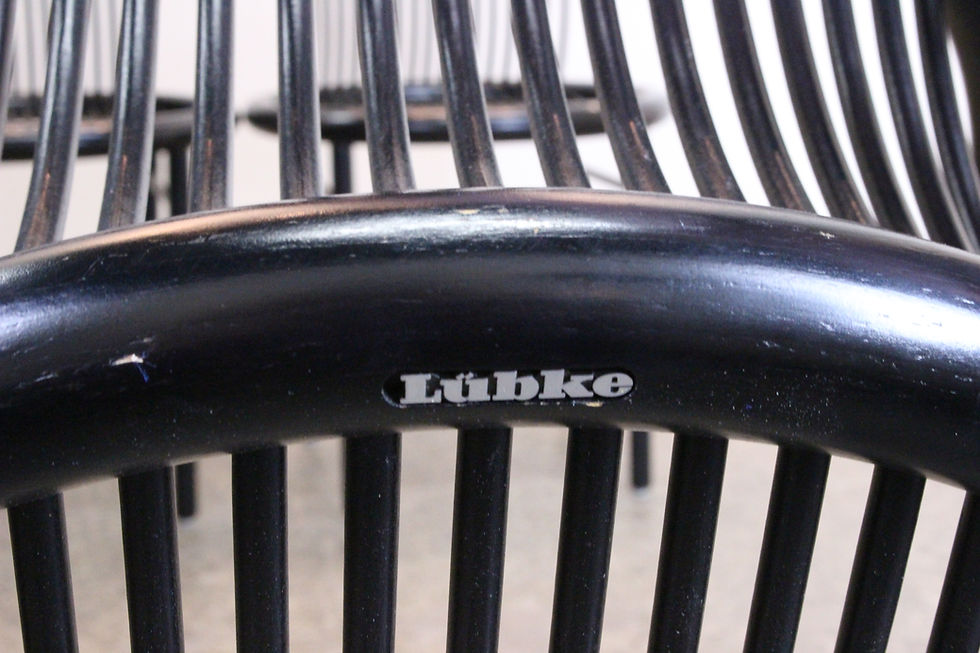Thumbnail: #1463 Pair of Lübke Dining Chairs