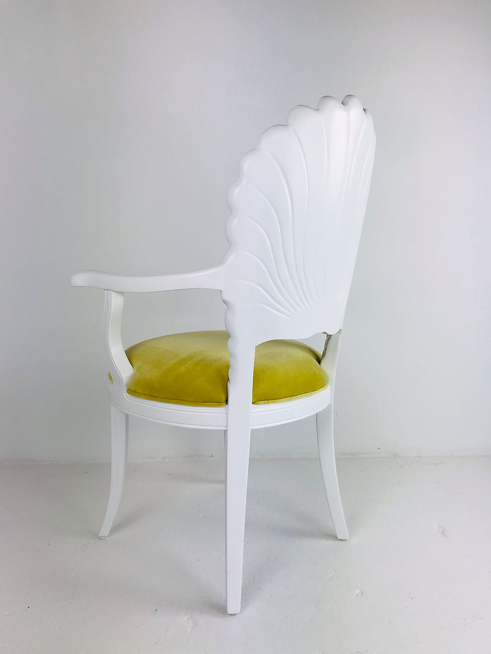 Thumbnail: #5621 Set of 4 Venetian Grotto Shell Back Chairs