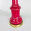 Thumbnail: #3646 Pair Pink Glass Table Lamps with Pink Shades