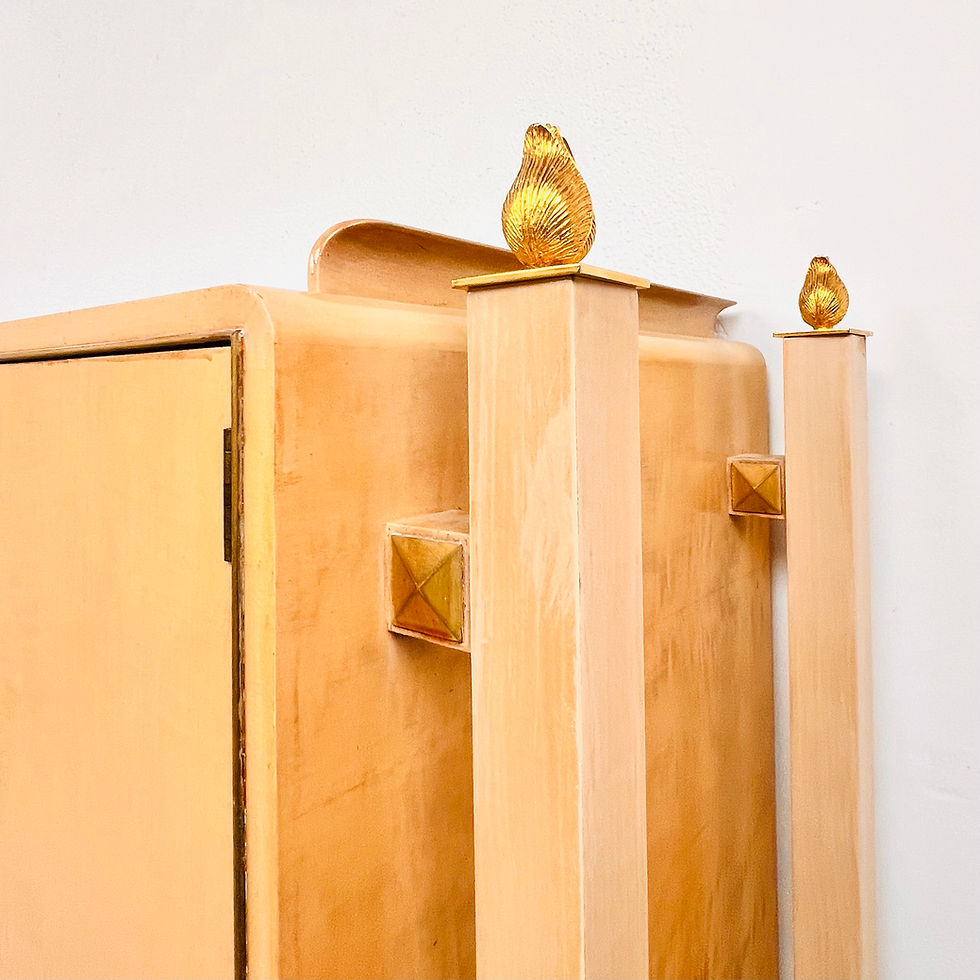 Thumbnail: #1920 Leonard Haber Bleached Mahogany Sideboard