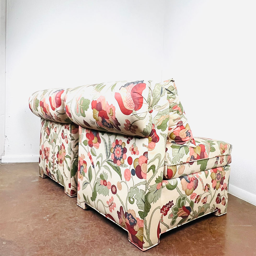 Thumbnail: #1179 Pair of Rollback Slipper Chairs