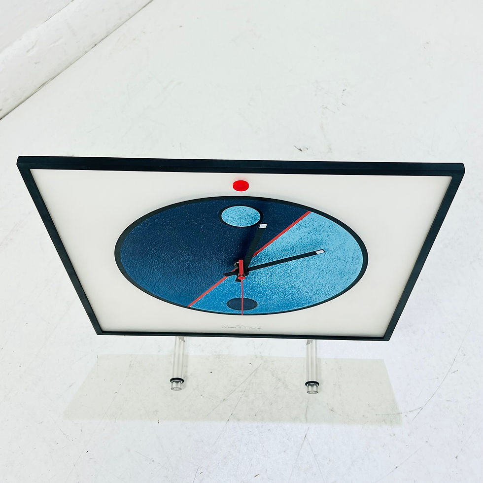 Thumbnail: #1935 Morphos Postmodern Clock by Kurt B. Delbanco for Acerbis