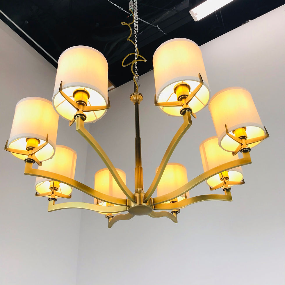 Thumbnail: #5614 Craftmade Transitional 8 Light Chandelier (2 Available)