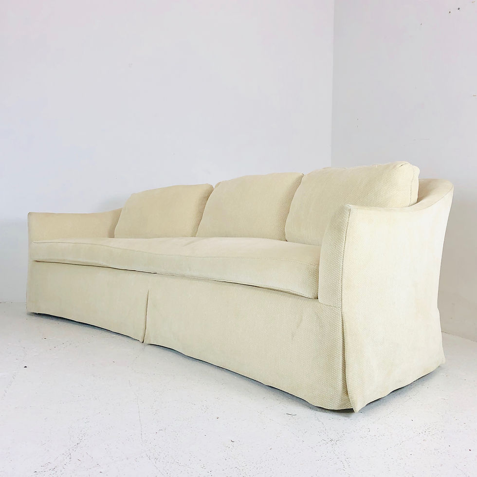 Thumbnail: #4033 A. Rudin Curved Sofa