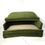 Thumbnail: #1835 Green Schumacher Velvet Curved Loveseat
