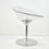 Thumbnail: #1610 Kartell "Eros" Lucite Swivel Chair by Starck