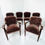 Thumbnail: #1340 Set of 6 Macassar Art Deco Dining Chairs