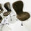 Thumbnail: #1732 Set of 10 Mohair "Ion" Chairs by Gideon Kramer