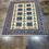 Thumbnail: #1740 Afghan Handwoven Rug in Ivory & Blue