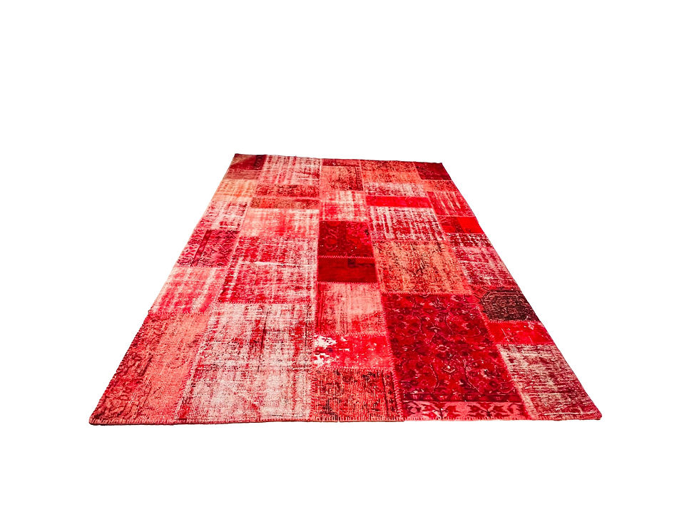 #1193 Hand Woven Patchwork Turkish Rug