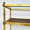 Thumbnail: #1404 Gilded 2 Tier Cane & Glass Console Table in the Style of Maison Jansen