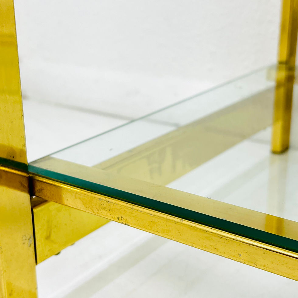 Thumbnail: #1737 Vintage Arched Brass Etagere