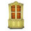 Thumbnail: #5905 Green Antique China / Curio Cabinet