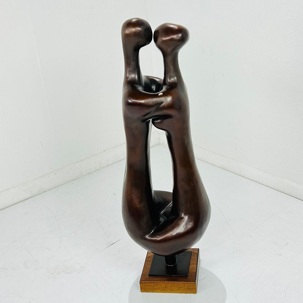 Thumbnail: #1407 "Close Encounter" Bronze Sculpture by Lorand Fekete