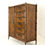 Thumbnail: #4131 Faux Bamboo Tall Boy / Chest of Drawers by Stanley