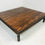 Thumbnail: #4804 Oversized Rustic Rosewood Coffee Table