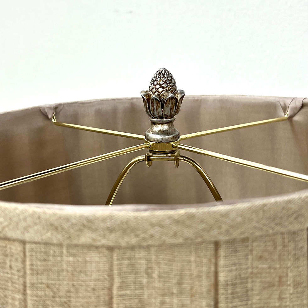 Thumbnail: #1615 Pair of Frederick Cooper Lacquered Porcelain and Bronze Table Lamps