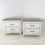 Thumbnail: #4854 Pair of Bassett Whitewashed Nightstands