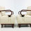 Thumbnail: #1076 Pair of French Art Deco Lounge Chairs