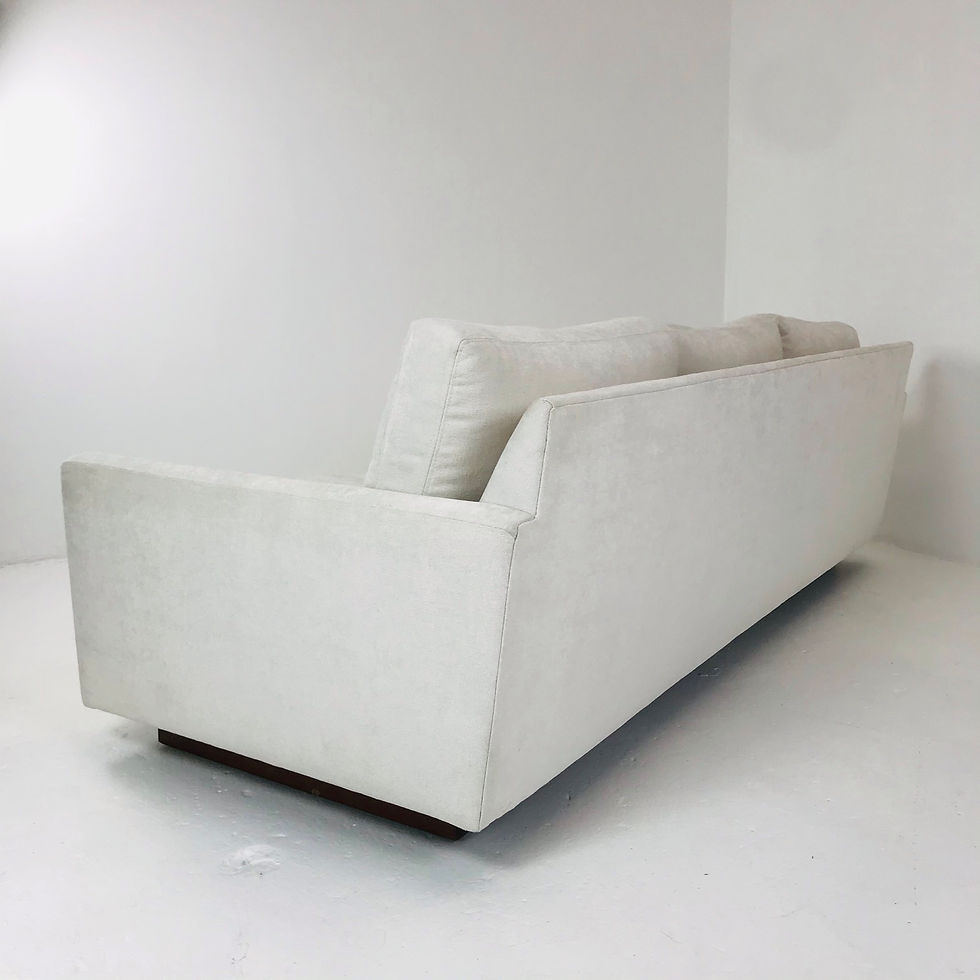 Thumbnail: #5605 Milo Baughman Tuxedo Sofa
