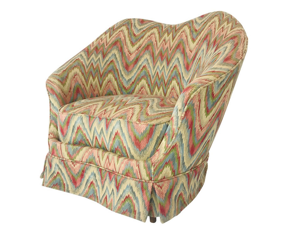 #4336 Federico Munari Chair in Original Missoni Fabric