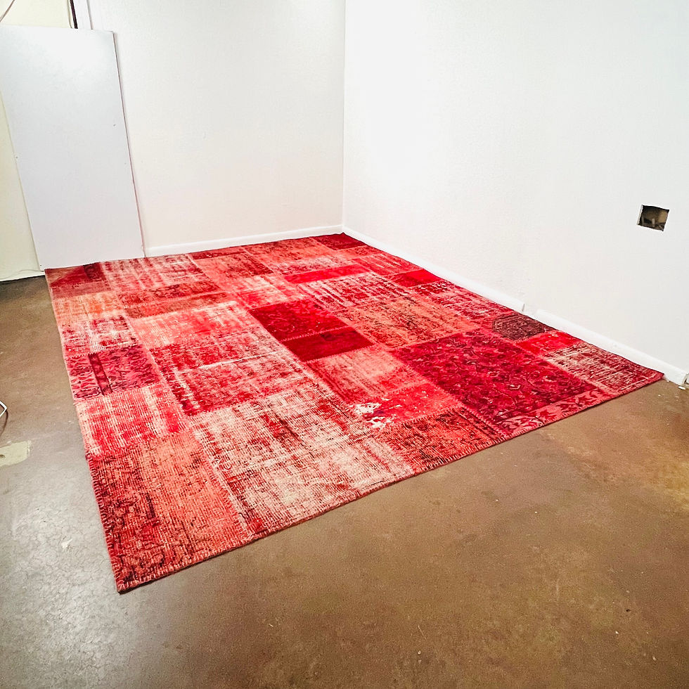 Thumbnail: #1193 Hand Woven Patchwork Turkish Rug