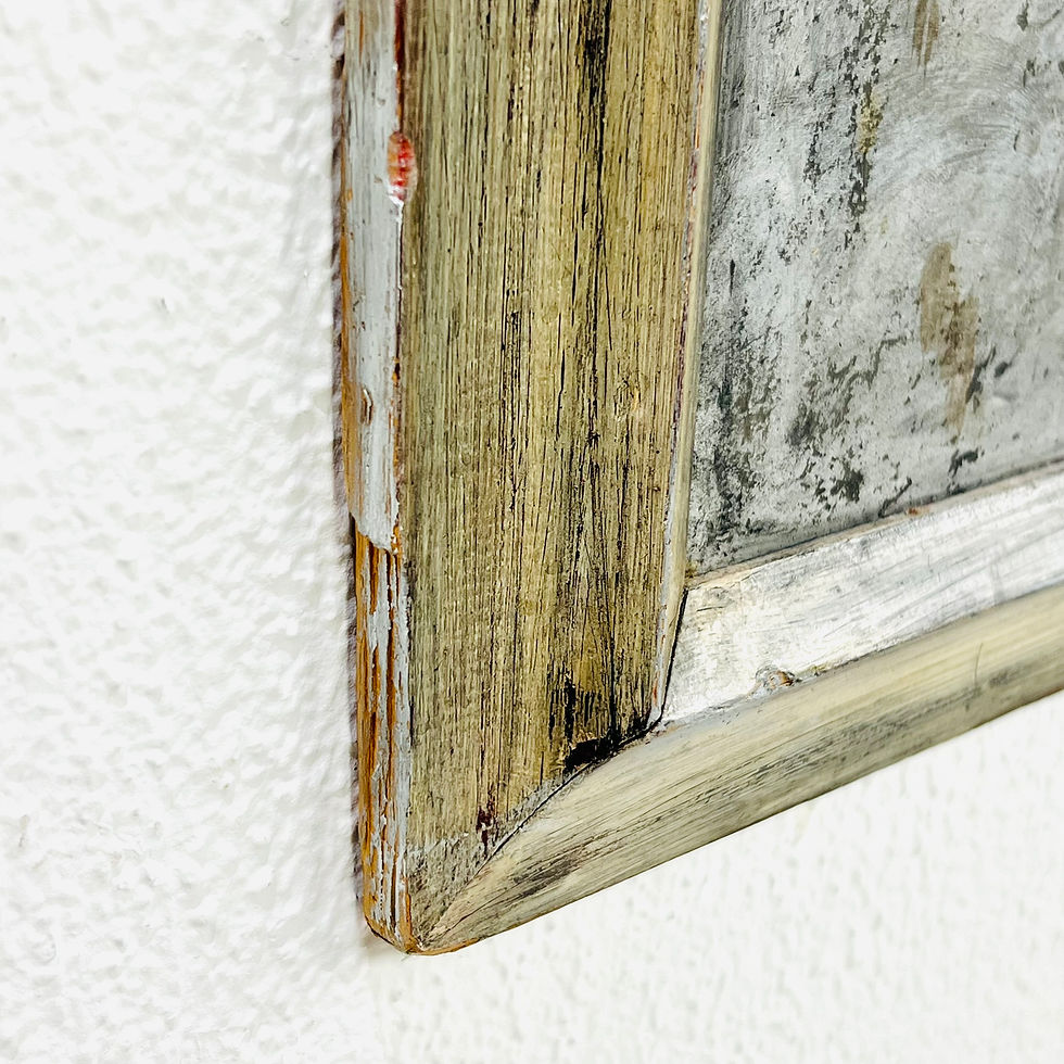 Thumbnail: #1736 Japanese Metallic Hand Painted Wood Panel