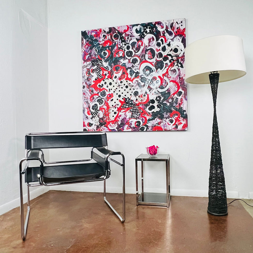 Thumbnail: #1203 "Open Sesame" Acrylic on Canvas by Esther Ritz