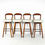 Thumbnail: #2975 Set of Four MCM Bar Stools in the Style of Ed Wormley