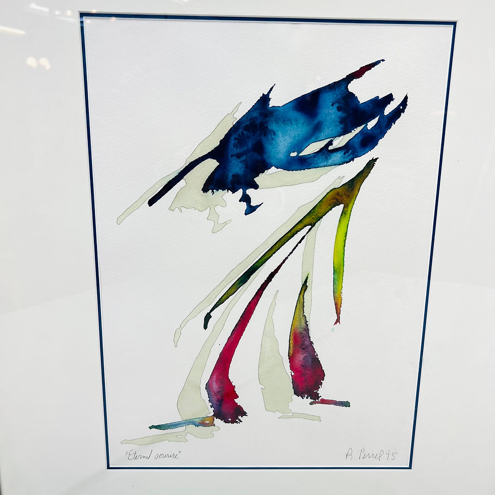Thumbnail: #1236 "Eternal Soiree" Watercolor Painting by R. Perril