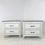 Thumbnail: #4854 Pair of Bassett Whitewashed Nightstands