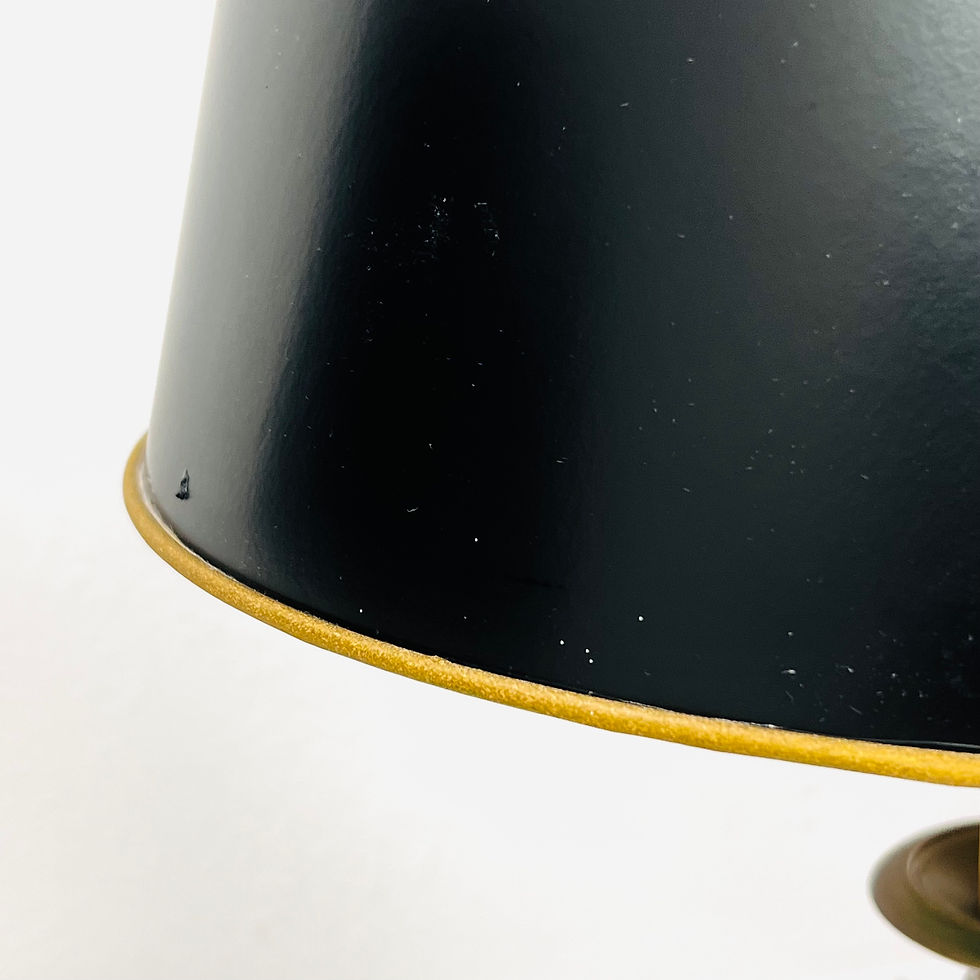 Thumbnail: #1892 Pair of Fredrick Cooper Candlestick Lamps with Metal Shades