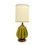 Thumbnail: #1431 Mid-Century Green Glazed Gourd Lamp