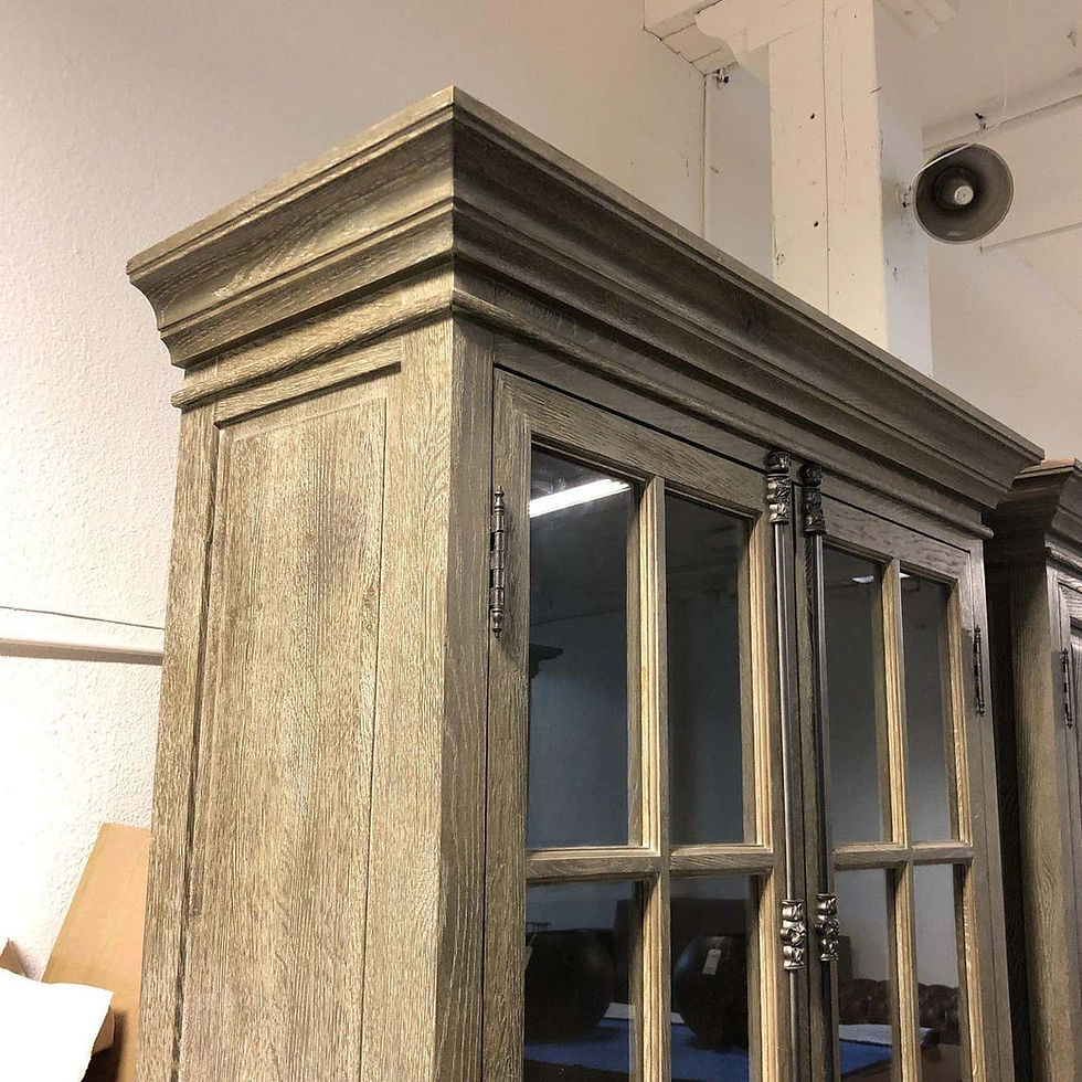 Thumbnail: #1290 Restoration Hardware French Casement Double-Door Cabinet