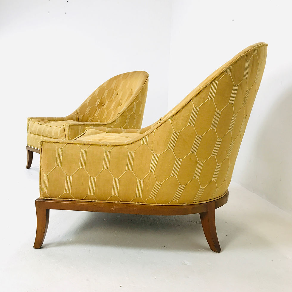 Thumbnail: #4711 Pair Widdicomb Slipper Chairs