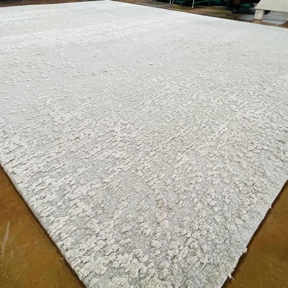 Thumbnail: #1214 Gray Handwoven Nepalese Modern Rug 9' x 11'