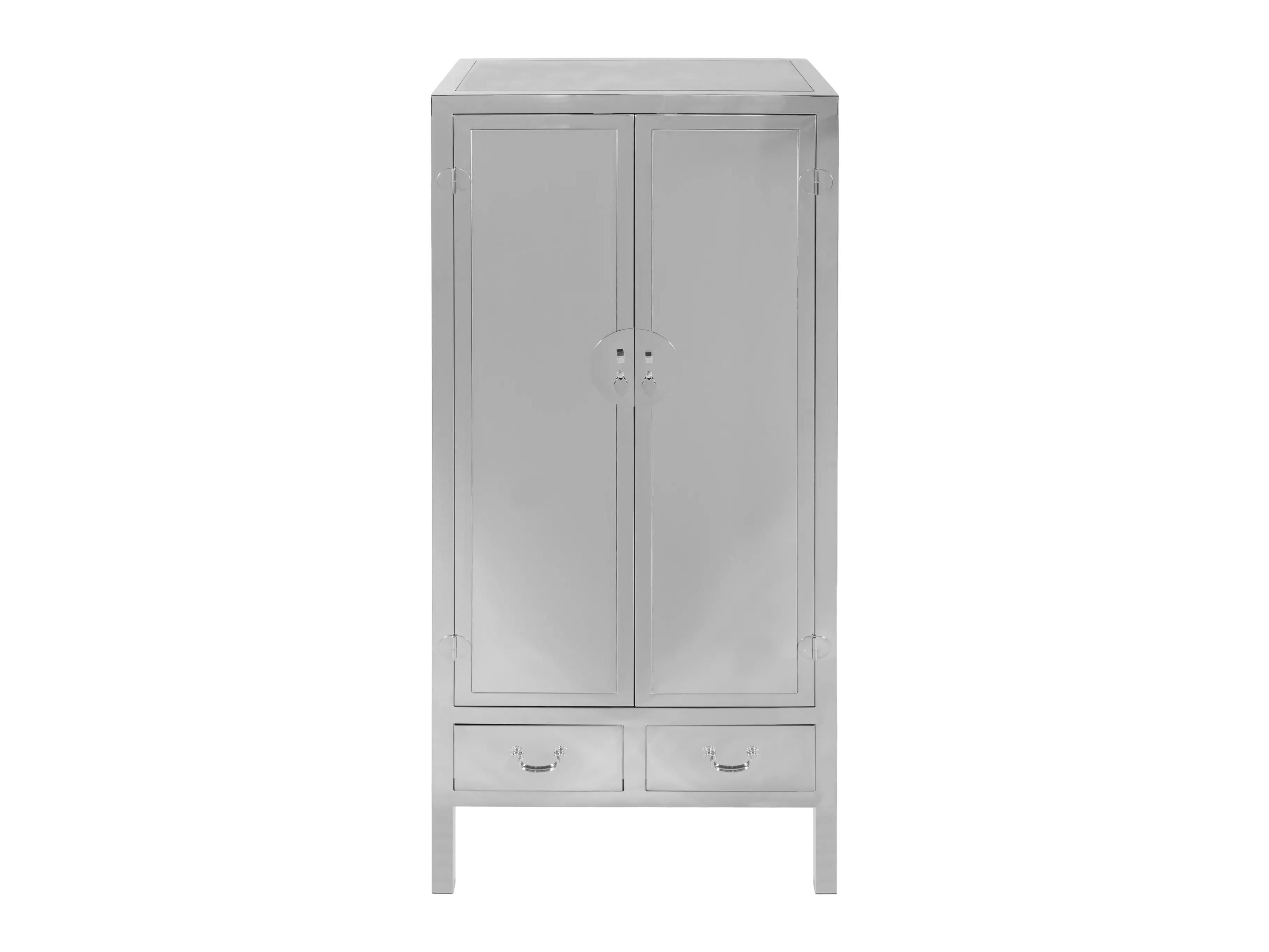 #1554 Stainless Steel Modern Cabinet