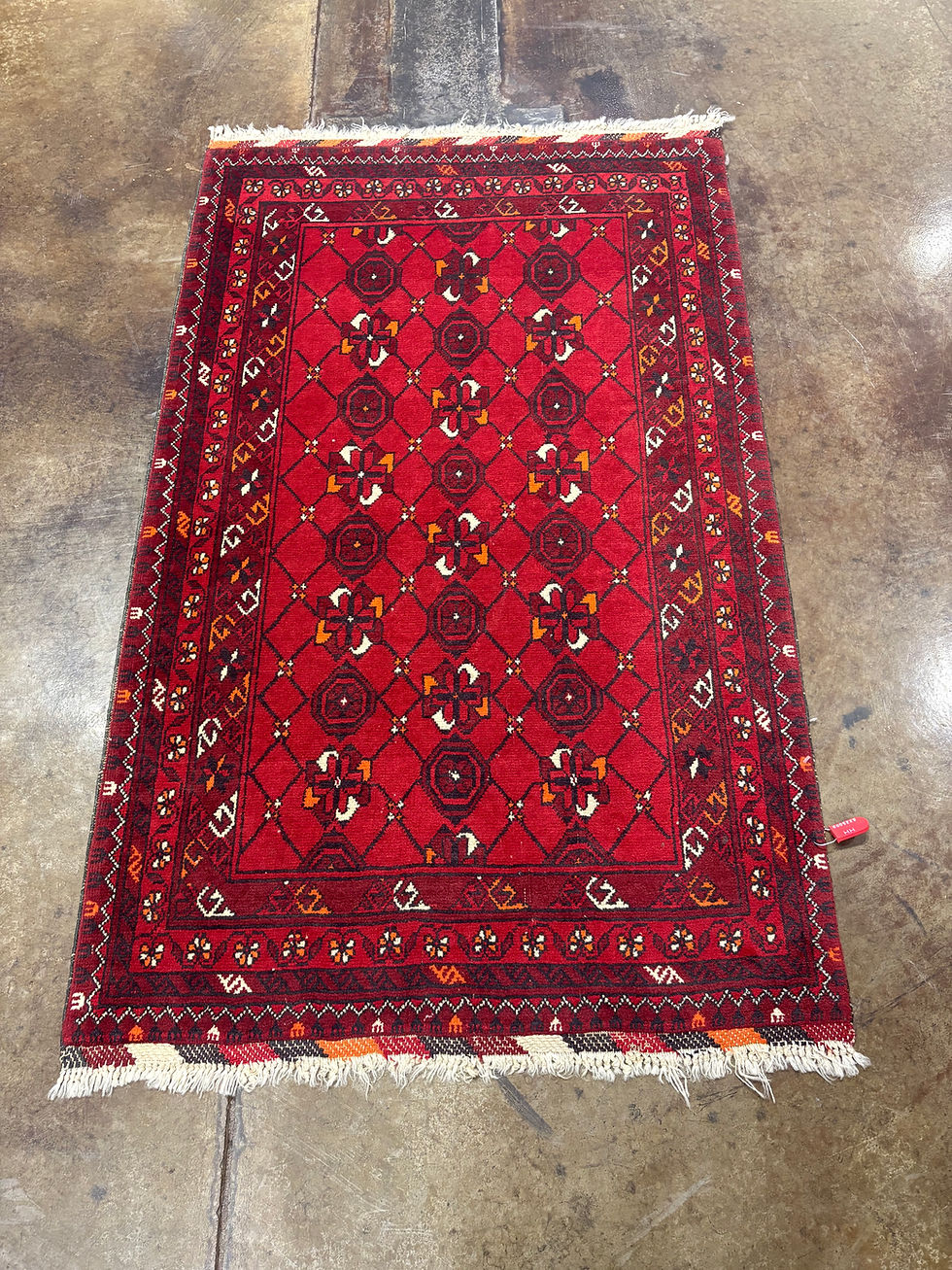 Thumbnail: #1866 Red Baluchi Persian Rug 2.7’ x 4’