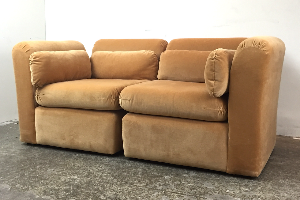 Thumbnail: #1457 1970s Modular Loveseat