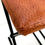 Thumbnail: #1712 Pair of Iron & Ostrich Leather Barstools in the Style of Cleo Baldon